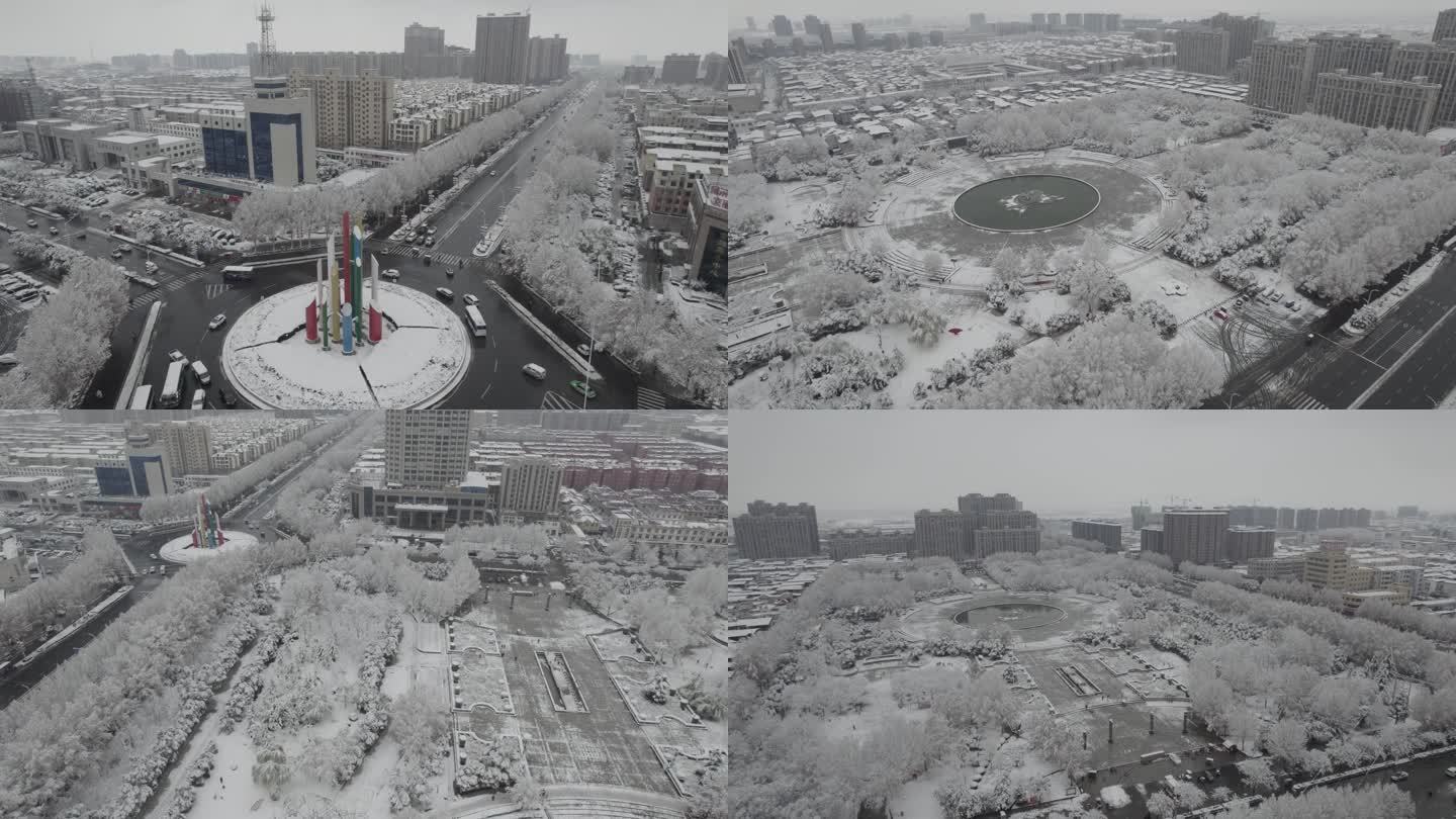 沁阳市七彩柱雪景