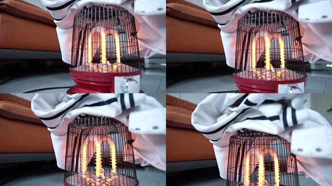 衣服放在电热器上危险行为