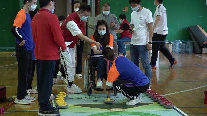 旱地冰壶 挑战 残疾人 深圳 体育比赛