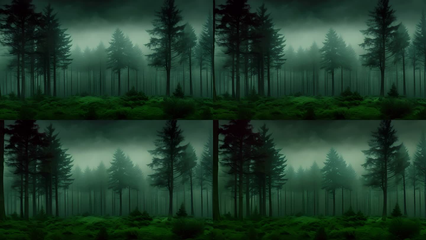 寂静幽暗的森林