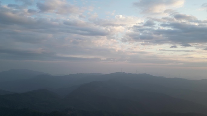 日出云霞  大气山脉背景素材