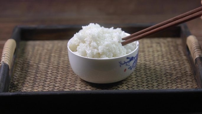 米饭 白米饭 粮食 米粒