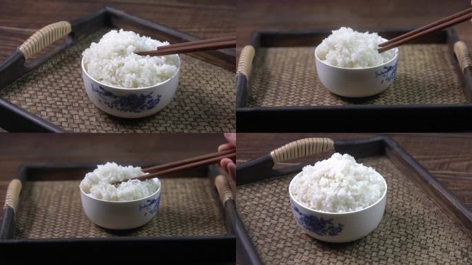 米饭 白米饭 粮食 米粒