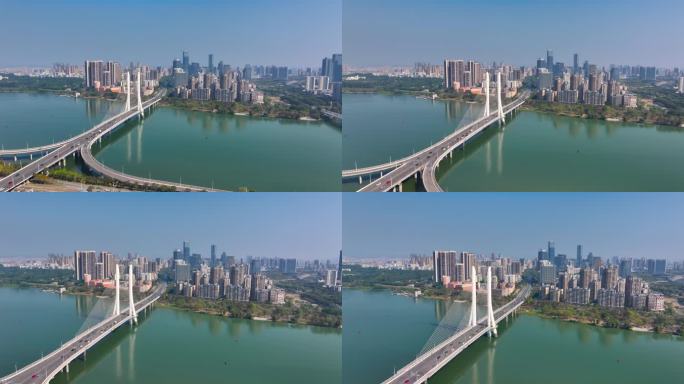 4K航拍广东惠州合生大桥1