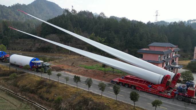 风力发电组装件运输
