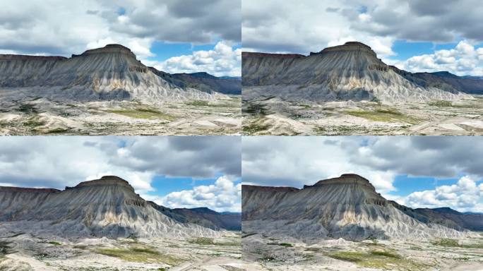 科罗拉多大枢纽附近岩层的航拍照片