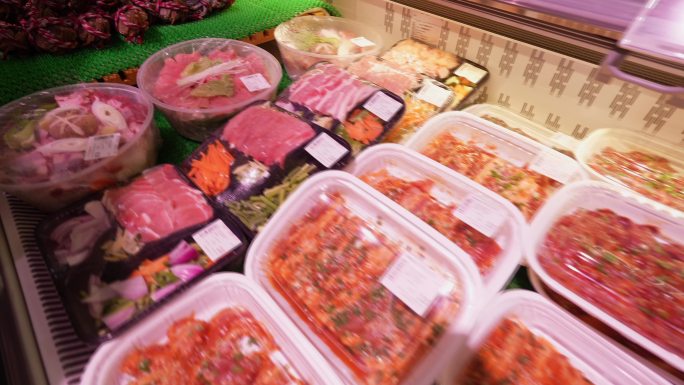 超市精品肉类海鲜预制菜品