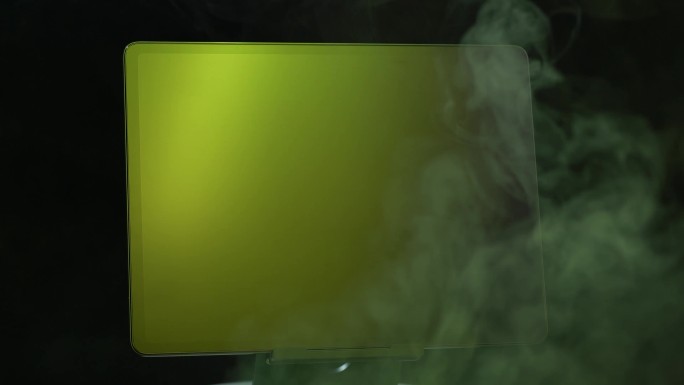 4k高质感黑幕彩色光步步高屏幕旋转扫光烟