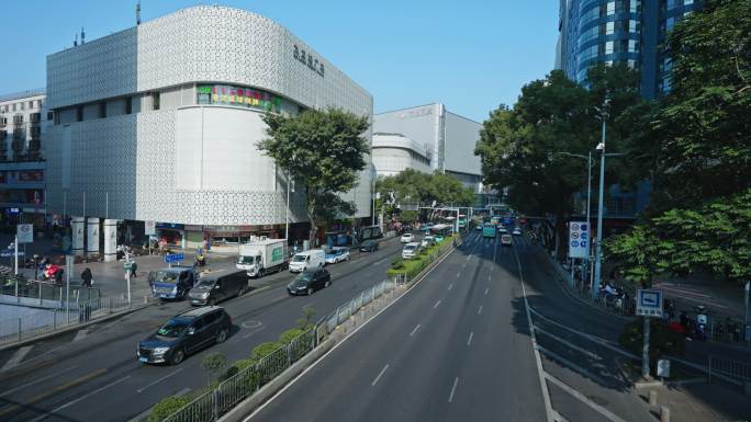 【正版素材】东门街道城市街道深圳0024