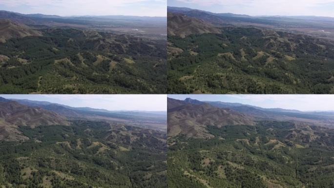 大青山秋季 大青山秋景 大青山秋天