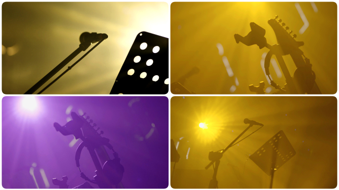 酒吧乐队乐器氛围感空镜