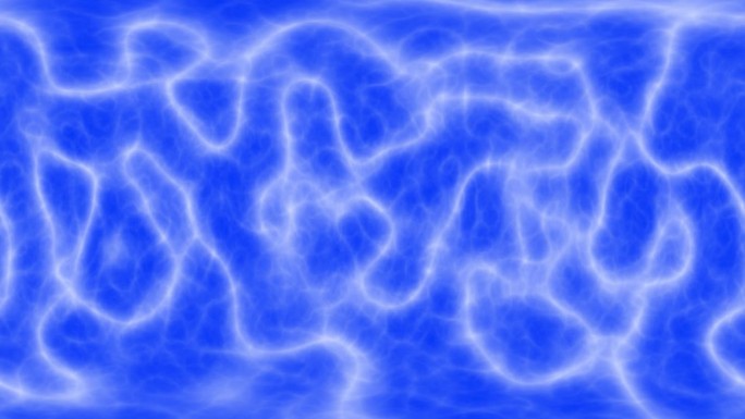 抽象动画蓝色能量等离子体背景与动态波浪线和发光效果。