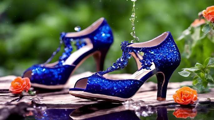 水晶钻石玻璃鞋 F
