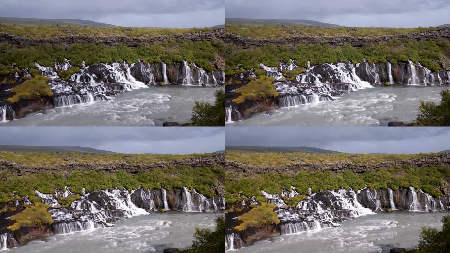 瀑布旅游胜地自然景观水流