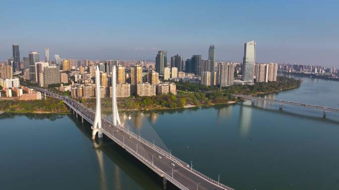 4K航拍广东惠州合生大桥8