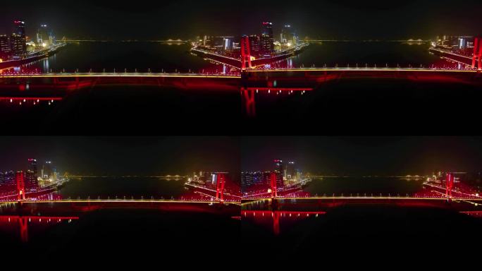 南昌八一大桥夜景延时摄影