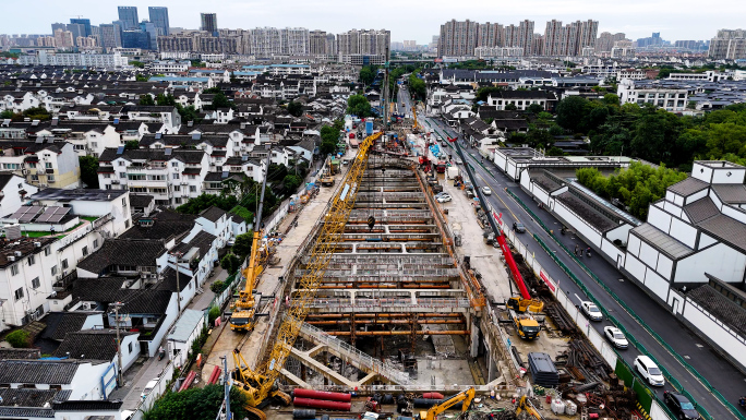 城市建地铁修地铁建设地铁挖建地铁隧道