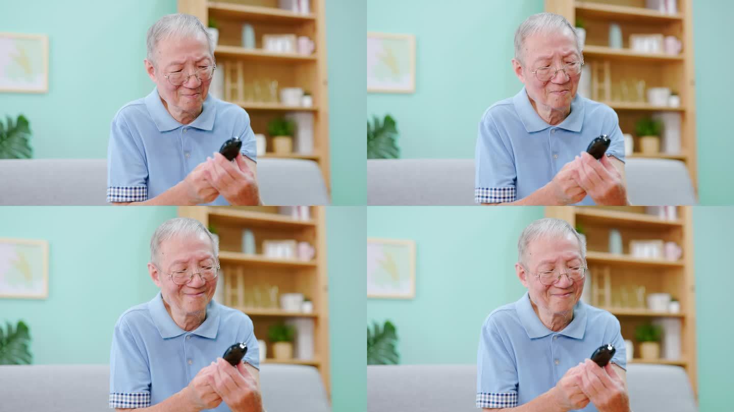 老年人使用血糖仪