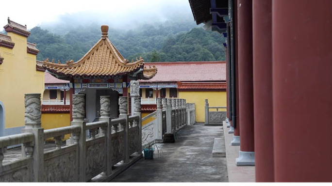 湖北随州大洪山风景区洪山禅寺