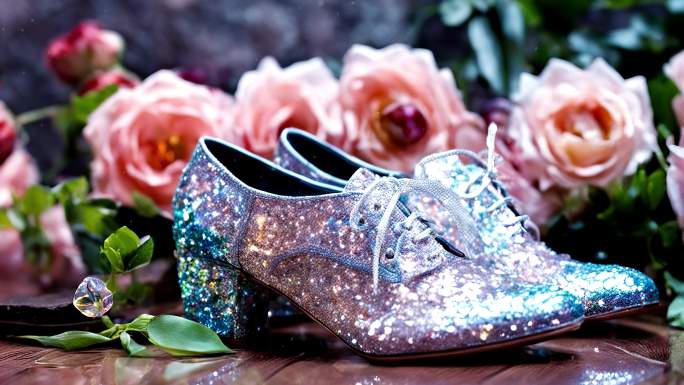 水晶钻石玻璃鞋 D