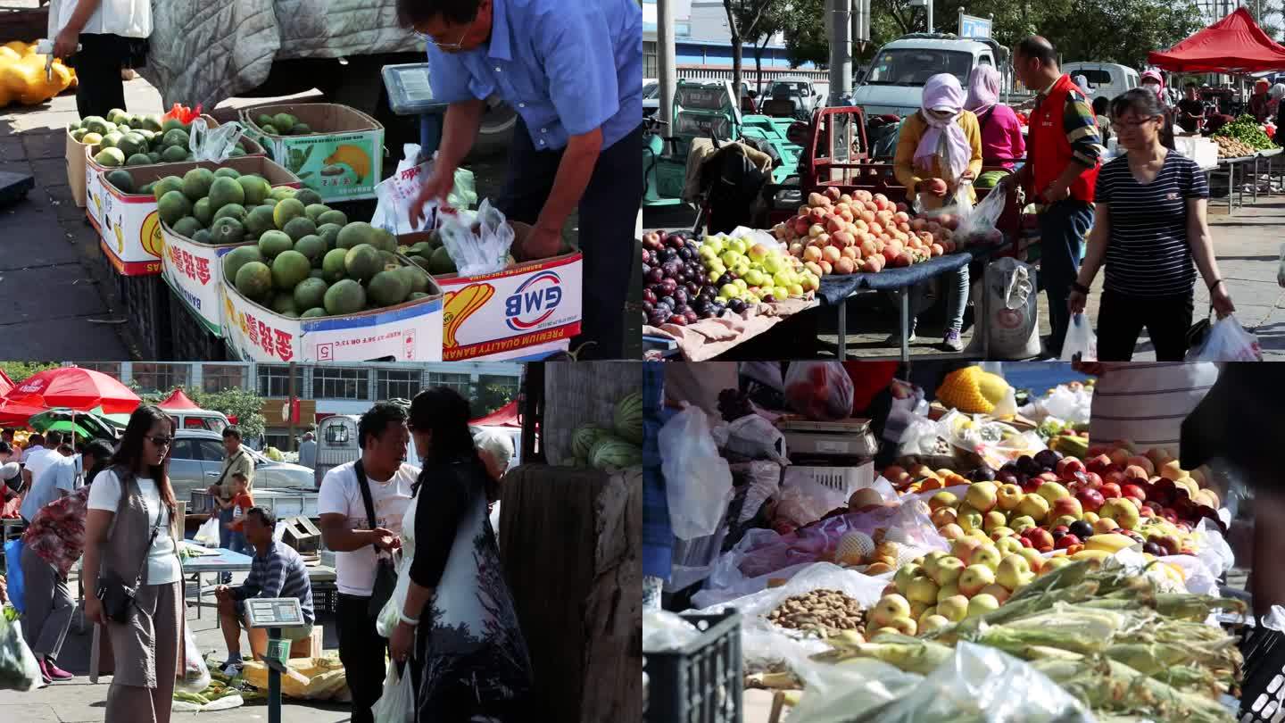 集市卖水果