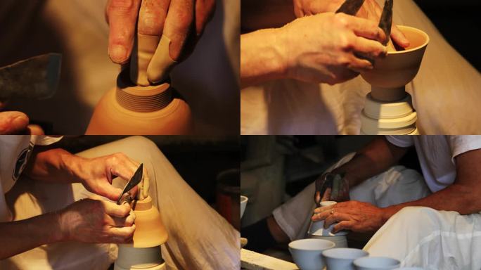 4K陶瓷制作工艺陶瓷手工作坊