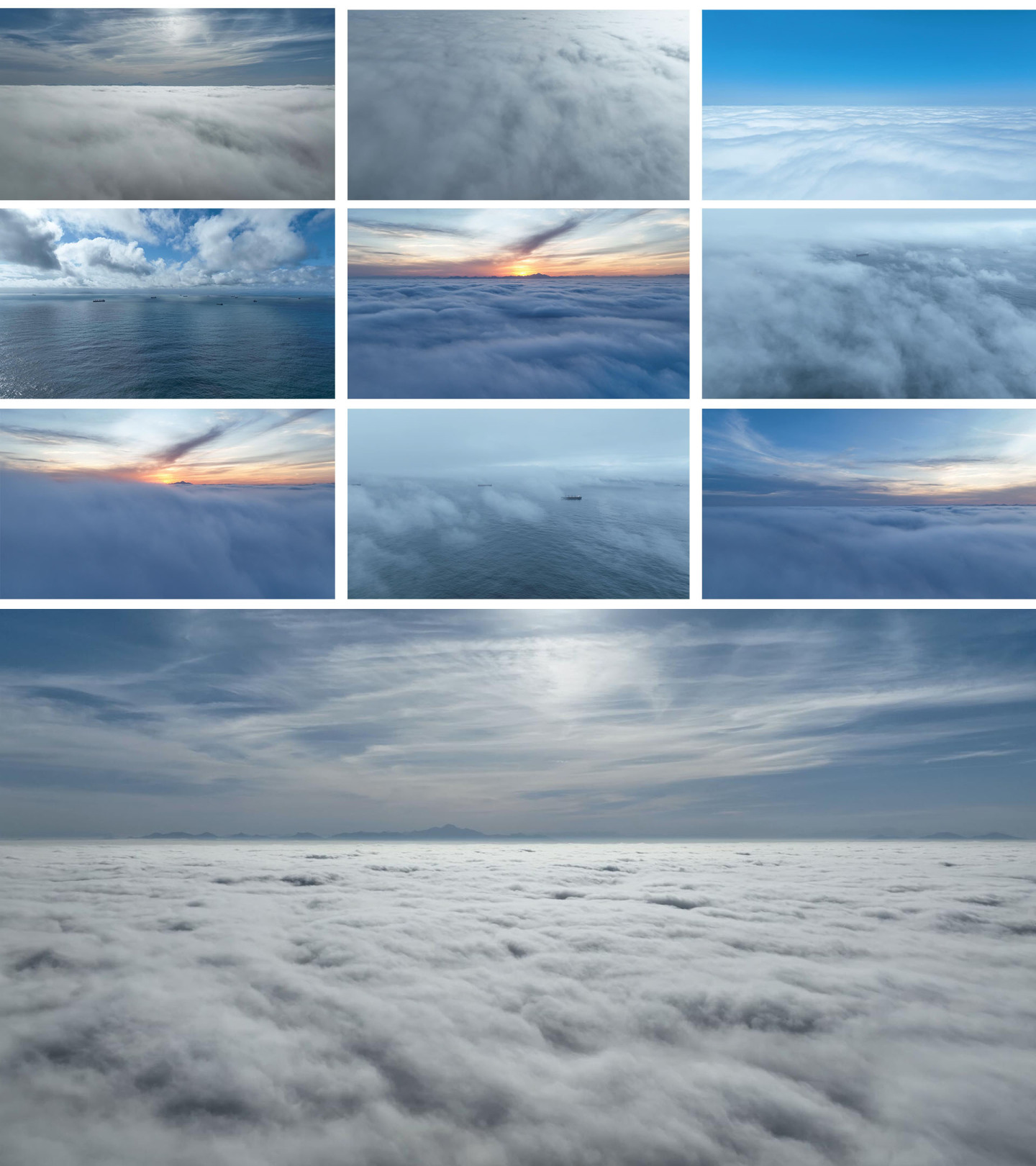 【4K】 穿云 云海 云层之上 云海日出