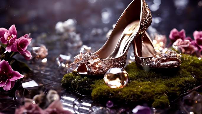 水晶钻石玻璃鞋 G