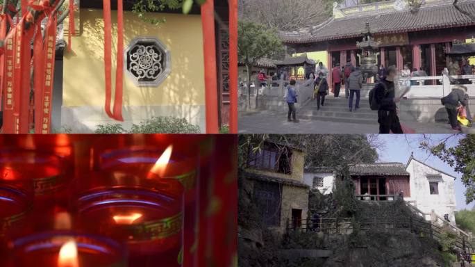 苏州灵岩山寺庙祈福 4K