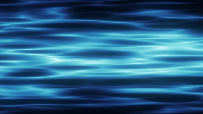 蓝色流水能量传输效果