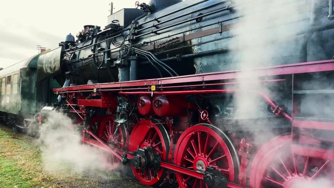 历史上德国蒸汽机火车机车与操作机构