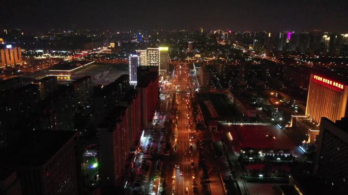 呼和浩特如意河夜景