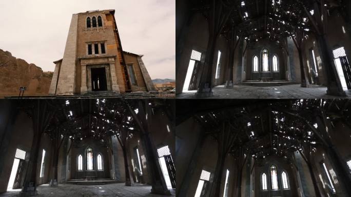 破旧教堂废弃教堂