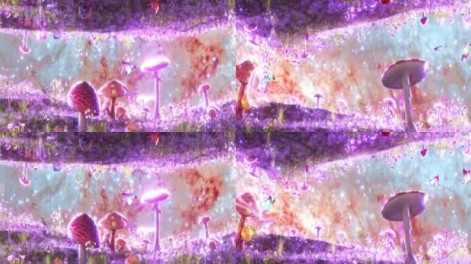 蘑菇紫天幕ZE24010810原创作品