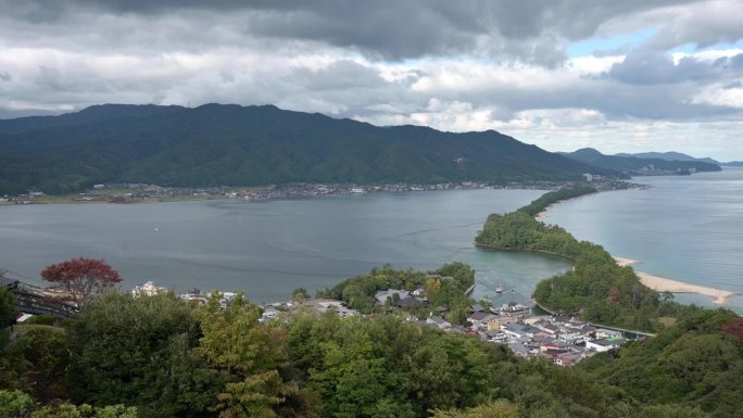 日本天之桥山顶的旅游景点