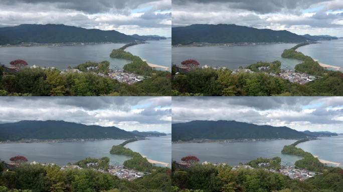 日本天之桥山顶的旅游景点