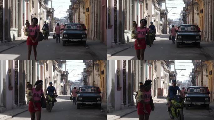 古巴哈瓦那街道地拍