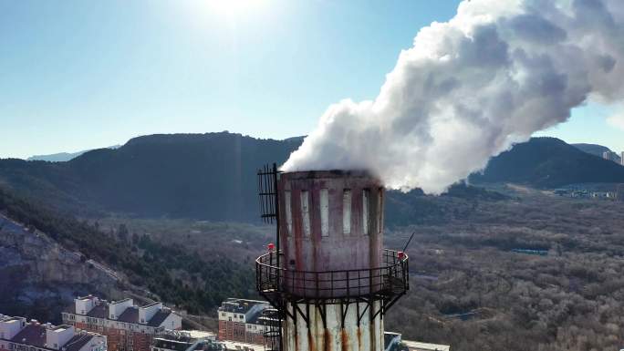 热力公司大气污染烟囱排放废气空气污染