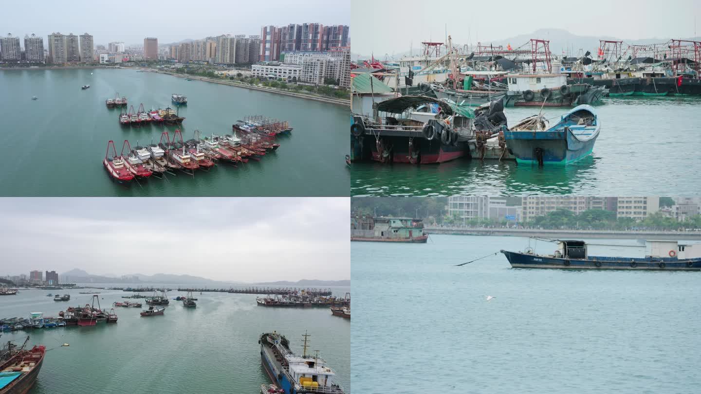 休渔期的粤东渔港