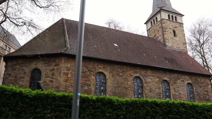 历史悠久的教堂在波鸿德国视频