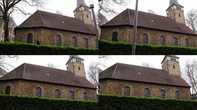 历史悠久的教堂在波鸿德国视频