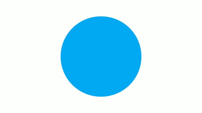 11号十一符号标志动画运动图形以蓝圈白底为主，卡通视频数字为视频元素