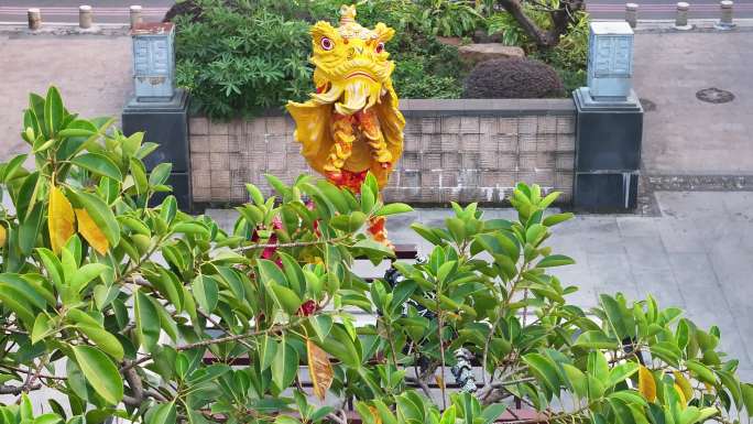 中国广东省佛山市南海区醒狮雕塑