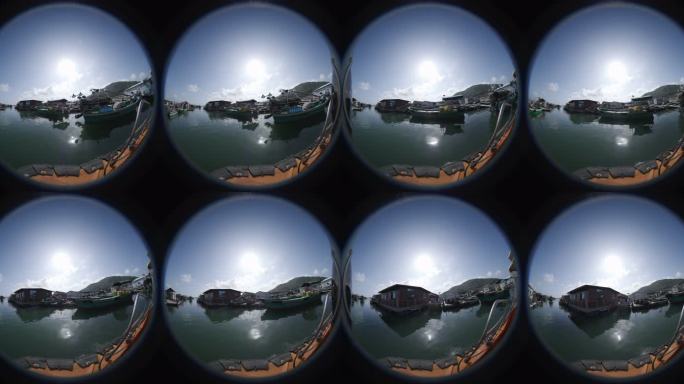 海南疍家鱼排8K 立体VR鱼眼源视频文件