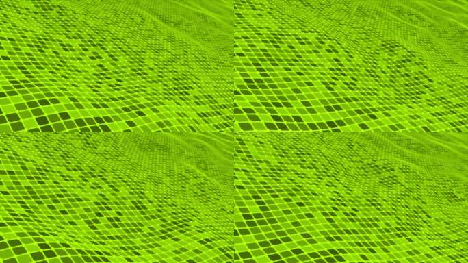 摘要数字石灰绿色波以线点波为背景，数字大数据波以技术为背景