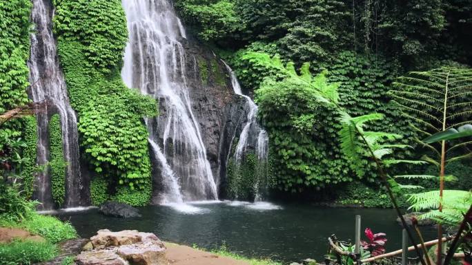 游览森林瀑布和池塘湿山的绿色自然。在丛林海岸，明亮的岩石林地或令人惊叹的雨林的清洁生态。色彩全景和瀑