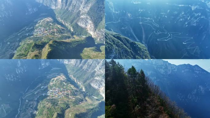 【原创】多角度航拍重庆市巫山县下庄天路