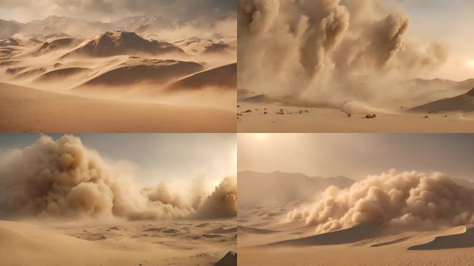 沙尘暴 沙漠