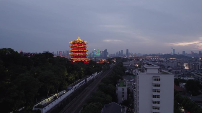武汉城市建筑景观航拍