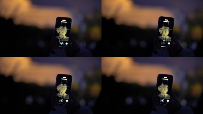 4K超清橘子洲头用手机拍摄毛主席雕像
